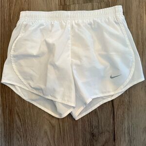 Nike Kids White Sports Shorts